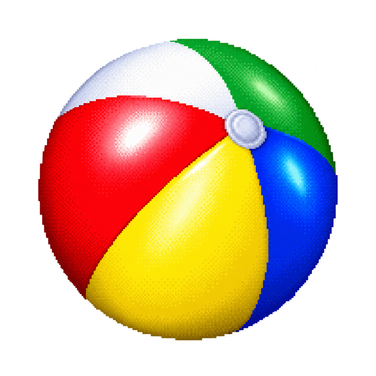 Colorful beach ball
